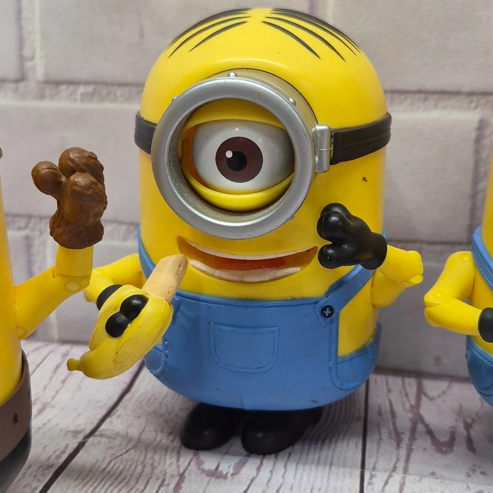 Thinkway Toys Despicable Me Minions Action Figure Lot of 4 Kevin Stuart Pirate